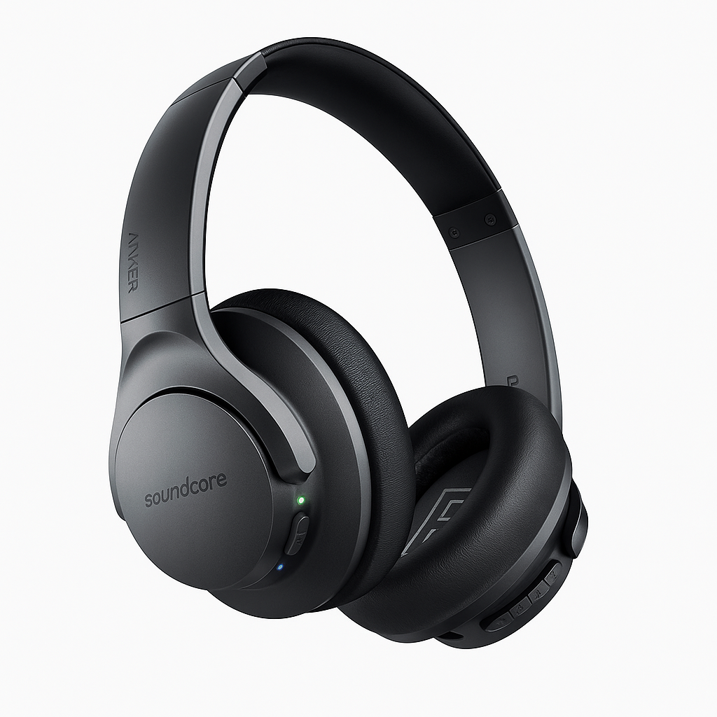 Soundcore Life Q20 Headphones β Hybrid Active Noise Cancelling Wireless Over-Ear, 60-Hour Playback