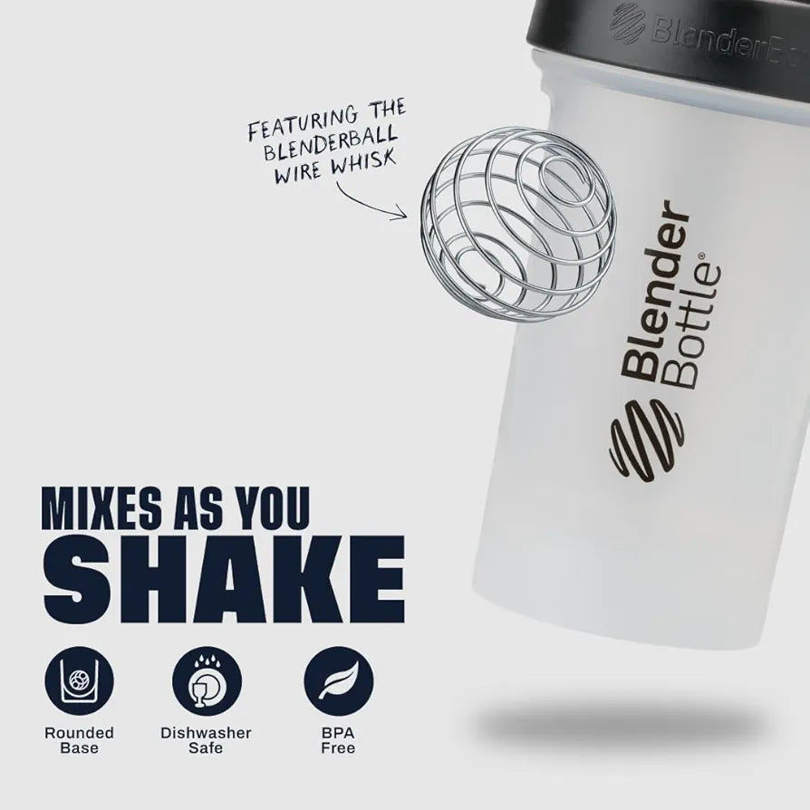 BlenderBottle Classic 28oz Shaker Cup – Leak-Proof Protein Shaker with Wire Whisk Ball