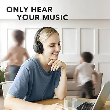 Soundcore Life Q20 Over-Ear Wireless Headphones – Hybrid ANC, 60-Hour Playtime