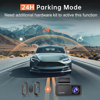 Veement V300 1296P Front WiFi Dash Cam with Night Vision & 24-Hour Parking Mode