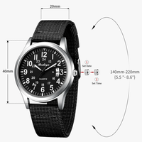 LN LENQIN R015 Waterproof Analog Watch Men – 30M Casual Fashion Silicone Strap Date Display