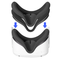 SUPERUS VR Face Cover Pad for Oculus Quest 2 – Sweat-Proof PU Leather Facial Interface Replacement