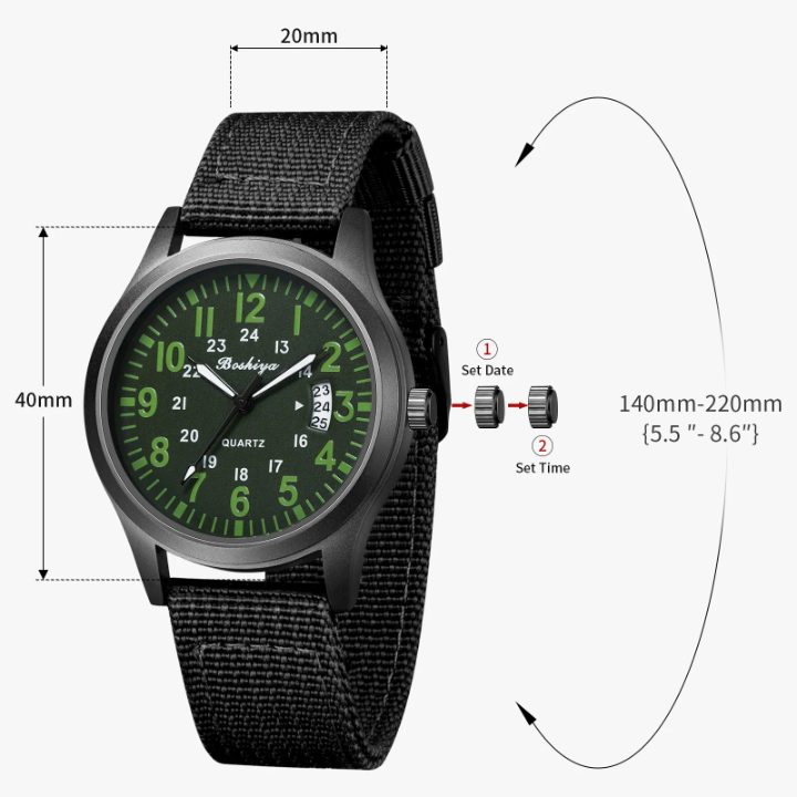 LN LENQIN R015 Waterproof Analog Watch Men – 30M Casual Fashion Silicone Strap Date Display