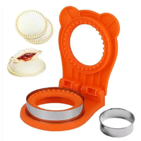 CHICHAUS Uncrustable Sandwich Maker Cutter & Sealer – 3.7-Inch Uncrustable Sandwich Maker for Kids, Crustless Pocket Sandwich Cutter & Sealer (Circle Light Blue)