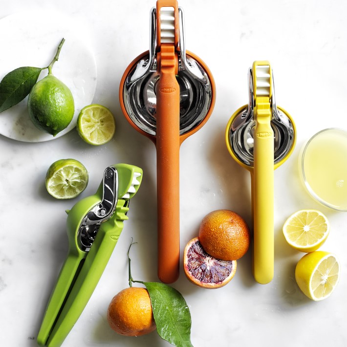 Chef’n FreshForce Citrus Juicer Lemon – Dual-Gear Handheld Juicer, Stainless Steel/Nylon, Dishwasher Safe