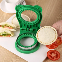 CHICHAUS Uncrustable Sandwich Maker Cutter & Sealer – 3.7-Inch Uncrustable Sandwich Maker for Kids, Crustless Pocket Sandwich Cutter & Sealer (Circle Light Blue)