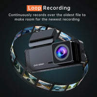 Veement V300 1296P Front WiFi Dash Cam with Night Vision & 24-Hour Parking Mode