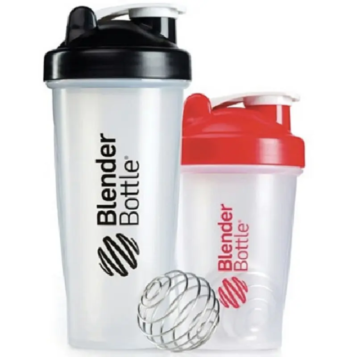 BlenderBottle Classic 28-Ounce Protein Shaker Bottle – Leak-Proof Lid, Stainless Steel BlenderBall, BPA-Freewith Wire Whisk Ball