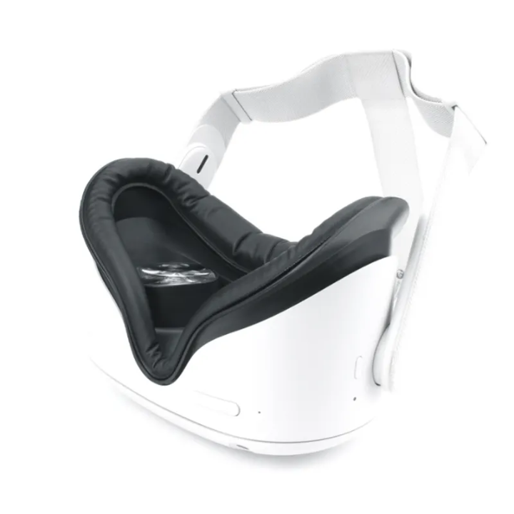 SUPERUS VR Face Cover Pad for Oculus Quest 2 – Sweat-Proof PU Leather Facial Interface Replacement