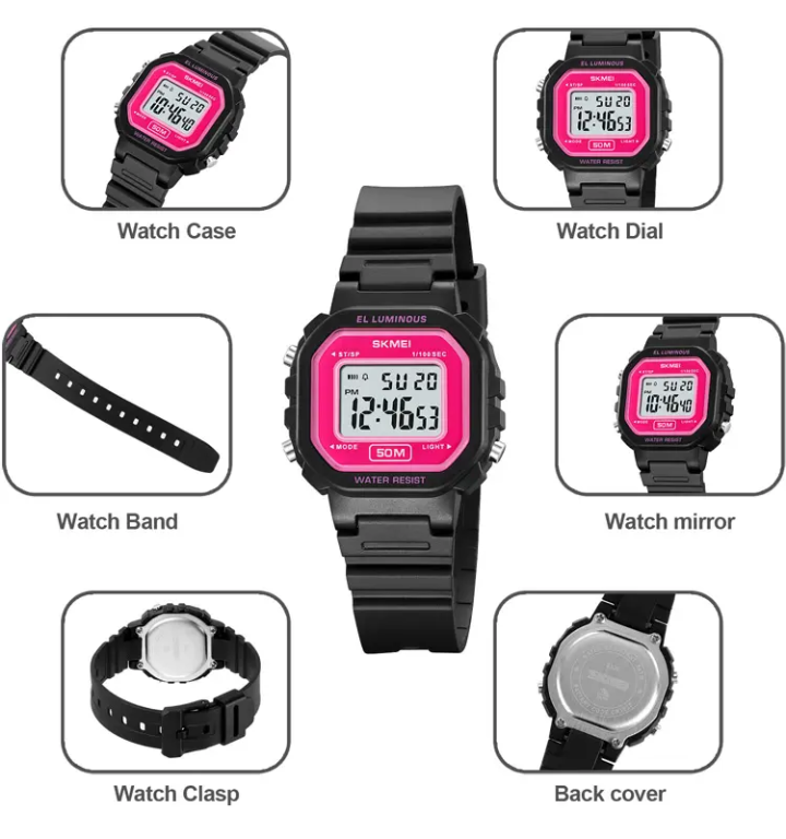 Casio F108WH Men’s Digital Watch – Illuminator Collection, Resin Strap, 100M Water Resistant