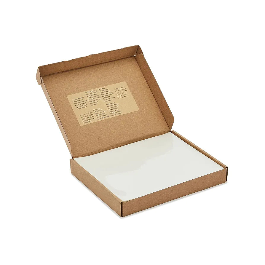 Amazon Basics 3 mil Laminating Sheets 200-Pack, 9″×11.5″ Clear