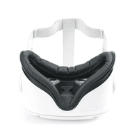SUPERUS VR Face Cover Pad for Oculus Quest 2 – Sweat-Proof PU Leather Facial Interface Replacement