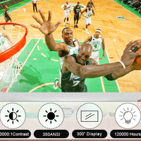 TMY Portable Home Projector V08 – 720p Native HD, Bluetooth Speaker, Upscaled Full HD Support