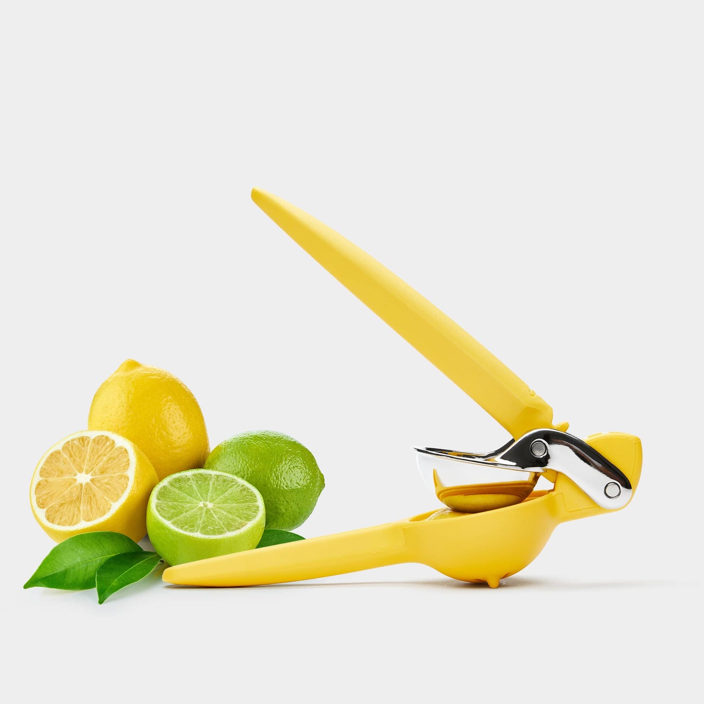Chef’n FreshForce Citrus Juicer Lemon – Dual-Gear Handheld Juicer, Stainless Steel/Nylon, Dishwasher Safe