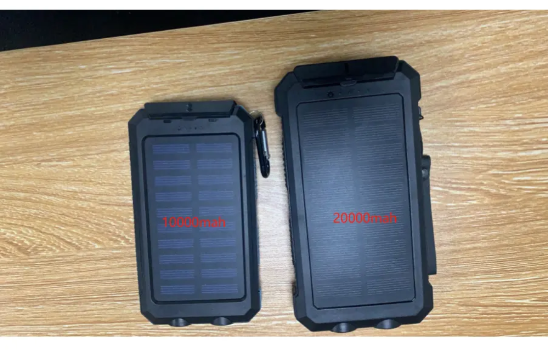 YELOMIN Solar Power Bank 38800mAh – Waterproof Outdoor 3-Output Charger with Flashlights & Type-C