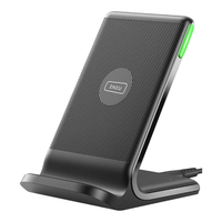 INIU 15W Qi Wireless Charging Stand – Sleep-Friendly Adaptive Light & Dual Coil Pad