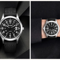 LN LENQIN R015 Waterproof Analog Watch Men – 30M Casual Fashion Silicone Strap Date Display