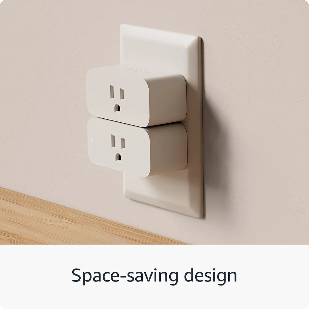 Amazon Smart Plug – Works with Alexa, Single Outlet, Voice-Controlled