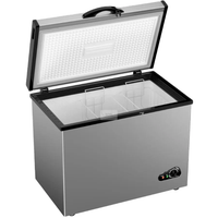 WANAI Compact Chest Freezer 3.5 Cu.Ft – Adjustable Thermostat Small Deep Freezer for Apartment/Kitchen