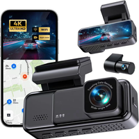 Veement V300 Dash Cam 1296P WiFi – 24-Hour Parking Mode, Night Vision, Loop Recording
