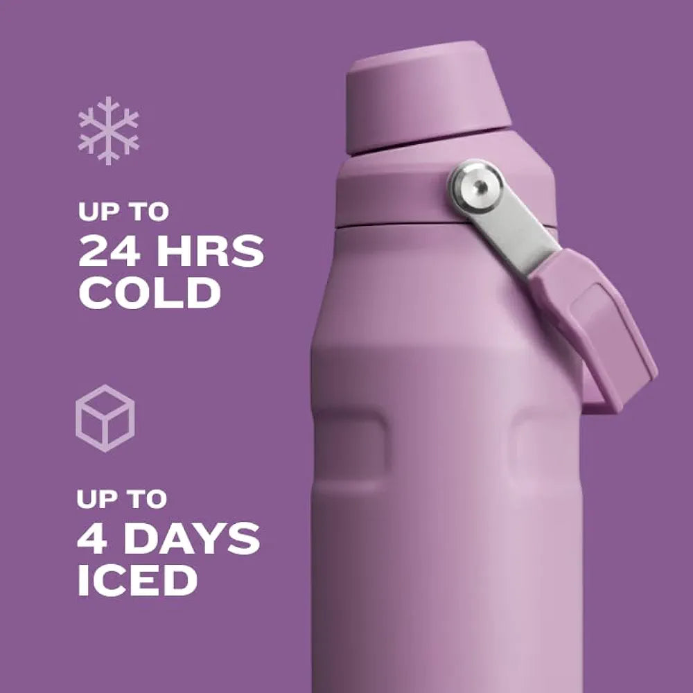 Stanley IceFlow 16-oz Ash Fast-Flow Bottle – Lightweight, Leakproof Insulated Stainless Steel