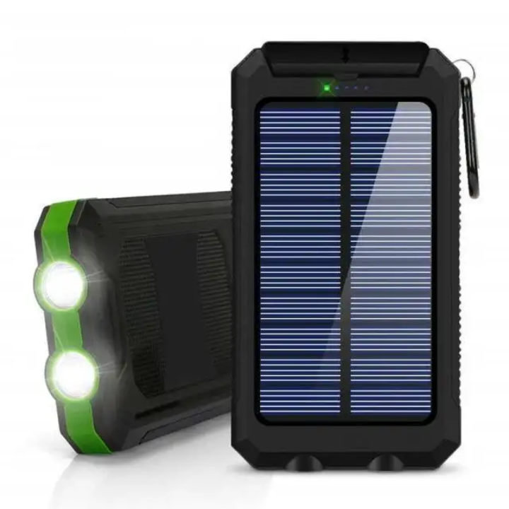 YELOMIN Solar Power Bank 38800mAh – Waterproof Outdoor 3-Output Charger with Flashlights & Type-C