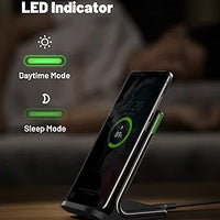 INIU 15W Fast Qi Wireless Charging Station – Adaptive Night Light & Universal Compatibility