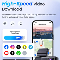 Veement V300 Dash Cam 1296P WiFi – 24-Hour Parking Mode, Night Vision, Loop Recording