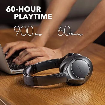 Soundcore Life Q20 Over-Ear Wireless Headphones – Hybrid ANC, 60-Hour Playtime